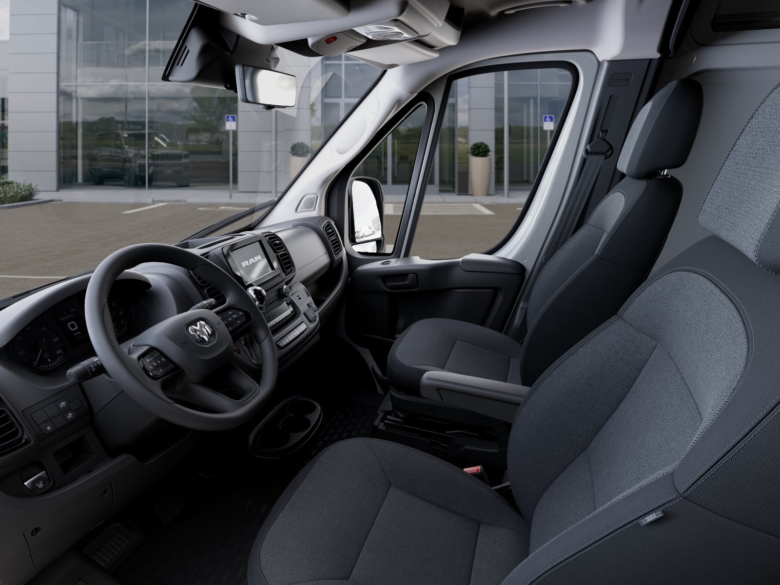 New 2026 Bright White Clearcoat RAM High Roof image 22