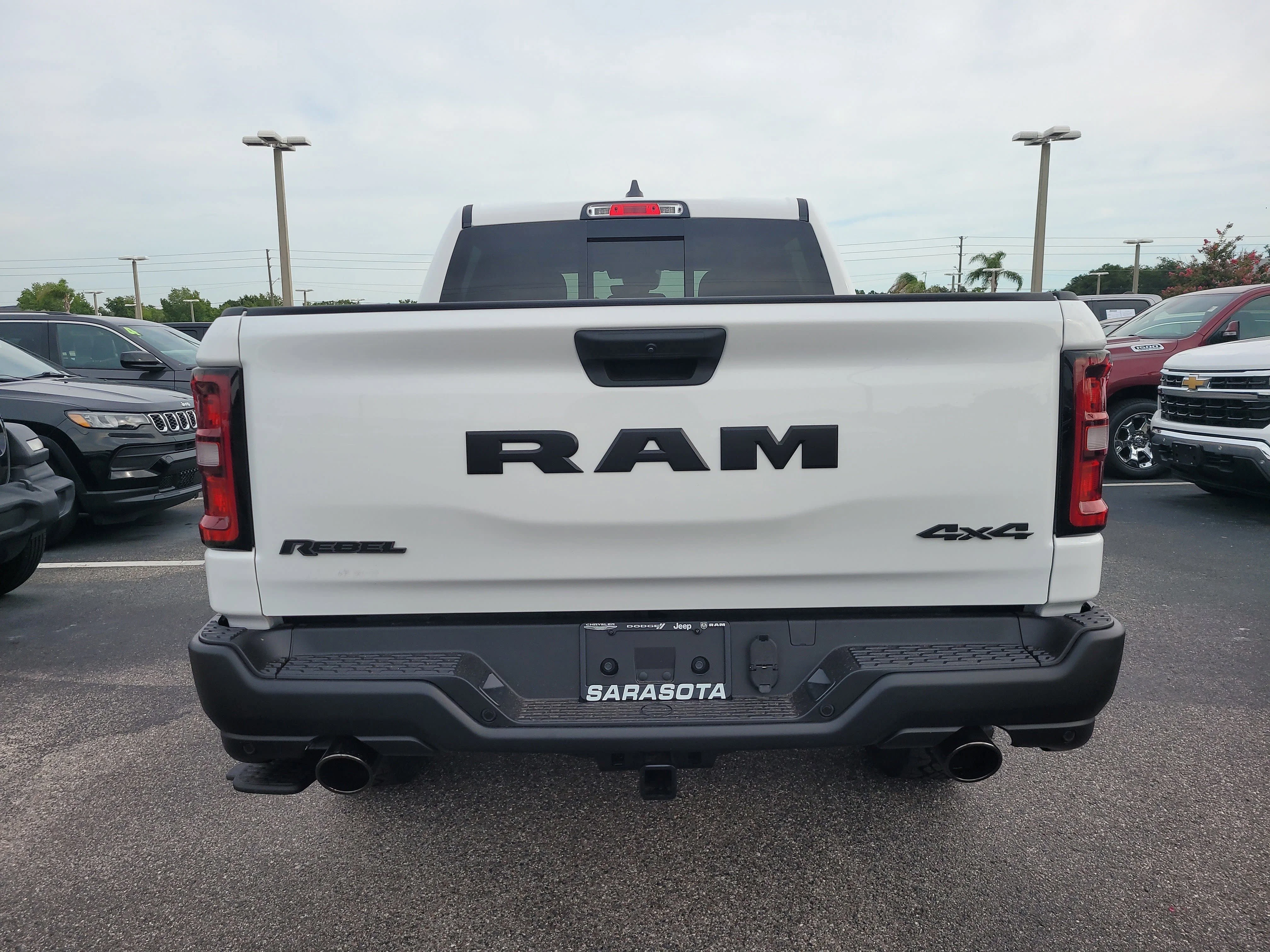New 2026 Bright White Clearcoat Ram Rebel image 7