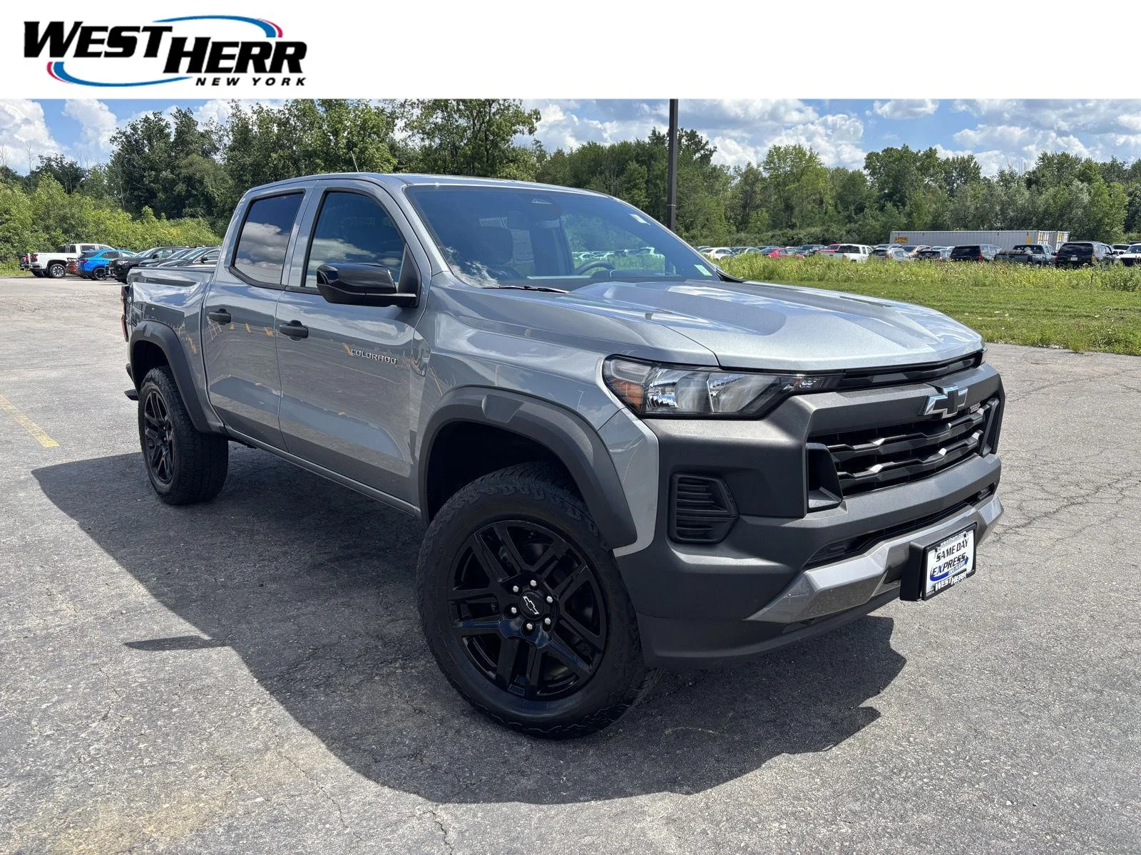 Used 2024 Sterling Gray Metallic Chevrolet Trail Boss image 1
