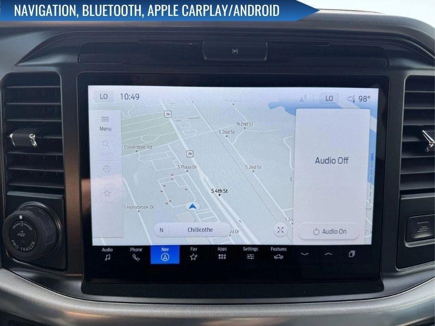 Used 2025 Antimatter Blue Metallic Ford LARIAT image 22