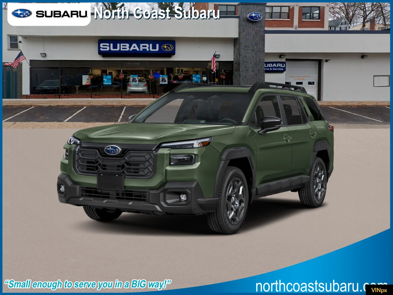 New 2026 DEEP EMERALD GREEN PEARL Subaru Premium image 1