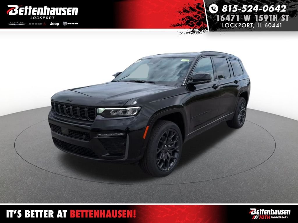 New 2026 Diamond Black Crystal Pearl-Coat Exterior Paint Jeep Summit image 1
