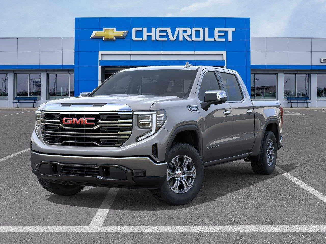 New 2026 Sterling Metallic GMC SLT image 6