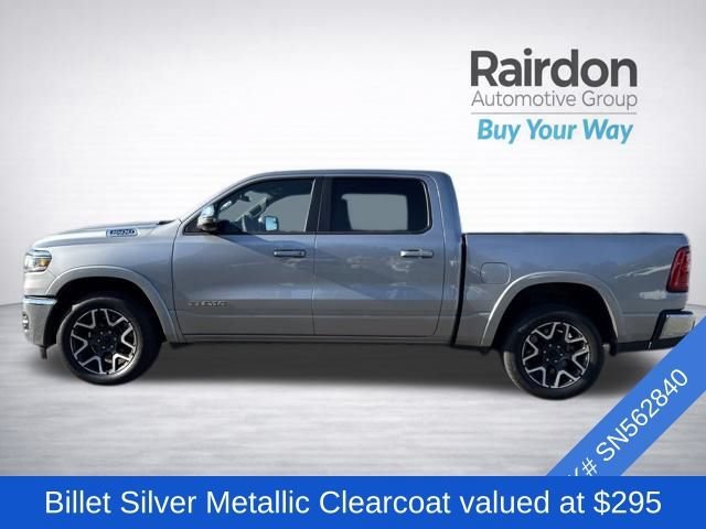 Used 2025 Billet Silver Metallic Clearcoat Ram Laramie image 4