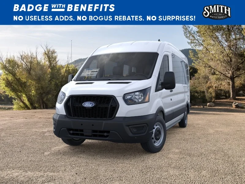 New 2026 Oxford White Ford Passenger Van XL image 3