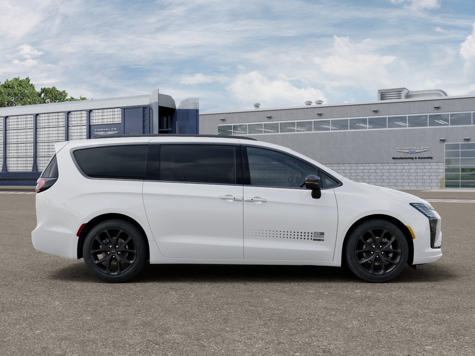 New 2027 Bright White Clear-Coat Exterior Paint Chrysler Select image 53