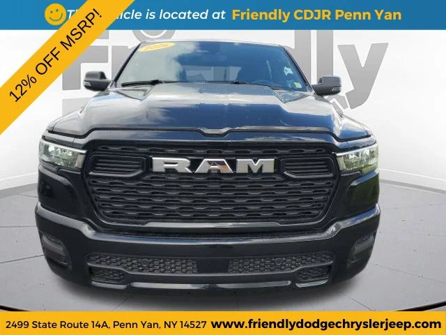 New 2026 Diamond Black Crystal Pearl-Coat Exterior Paint RAM Big Horn/Lone Star image 8