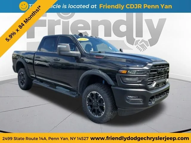 New 2026 Diamond Black Crystal Pearl-Coat Exterior Paint RAM Tradesman image 7