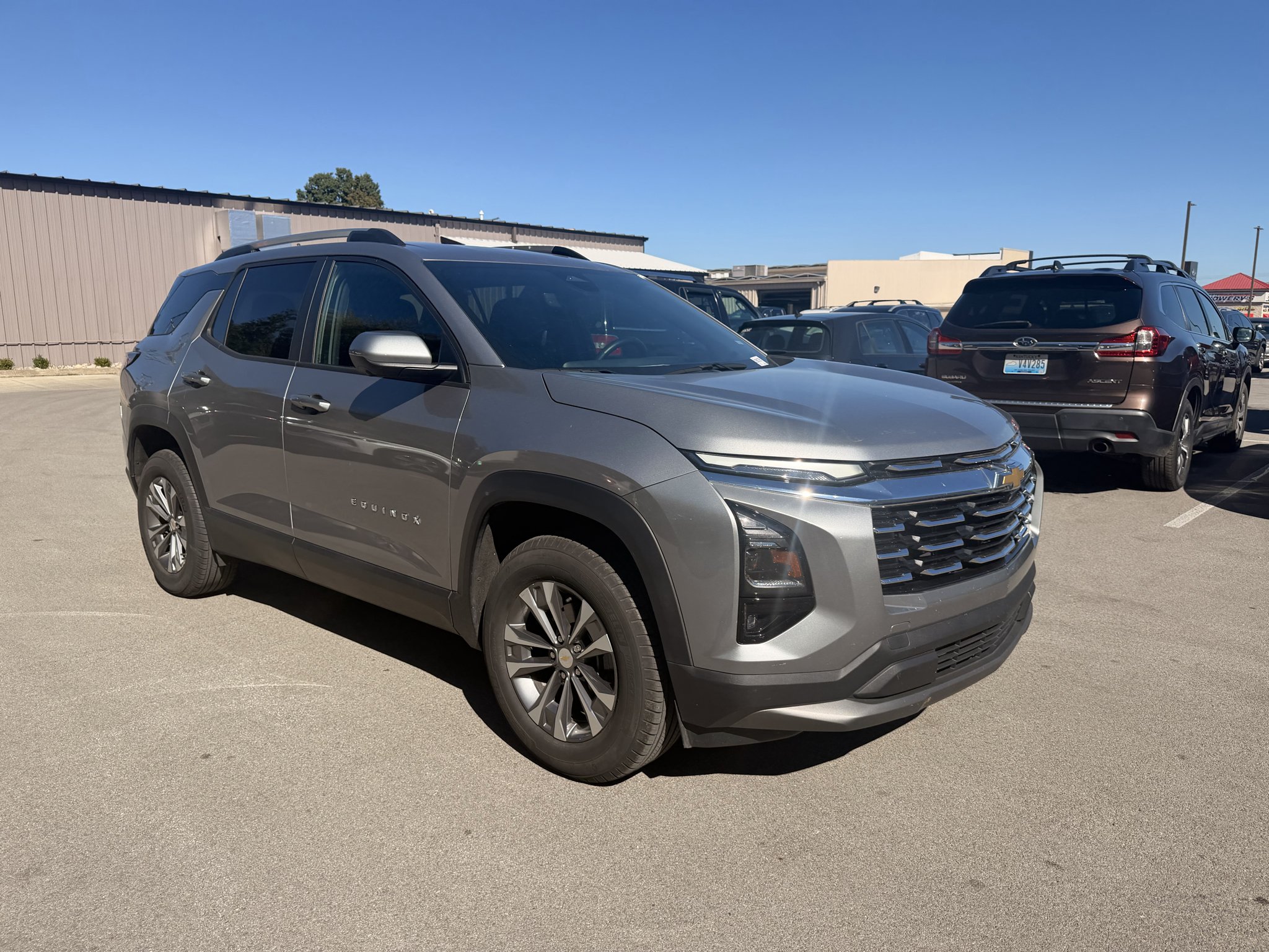 Used 2025 Sterling Gray Metallic Chevrolet AWD LT image 3