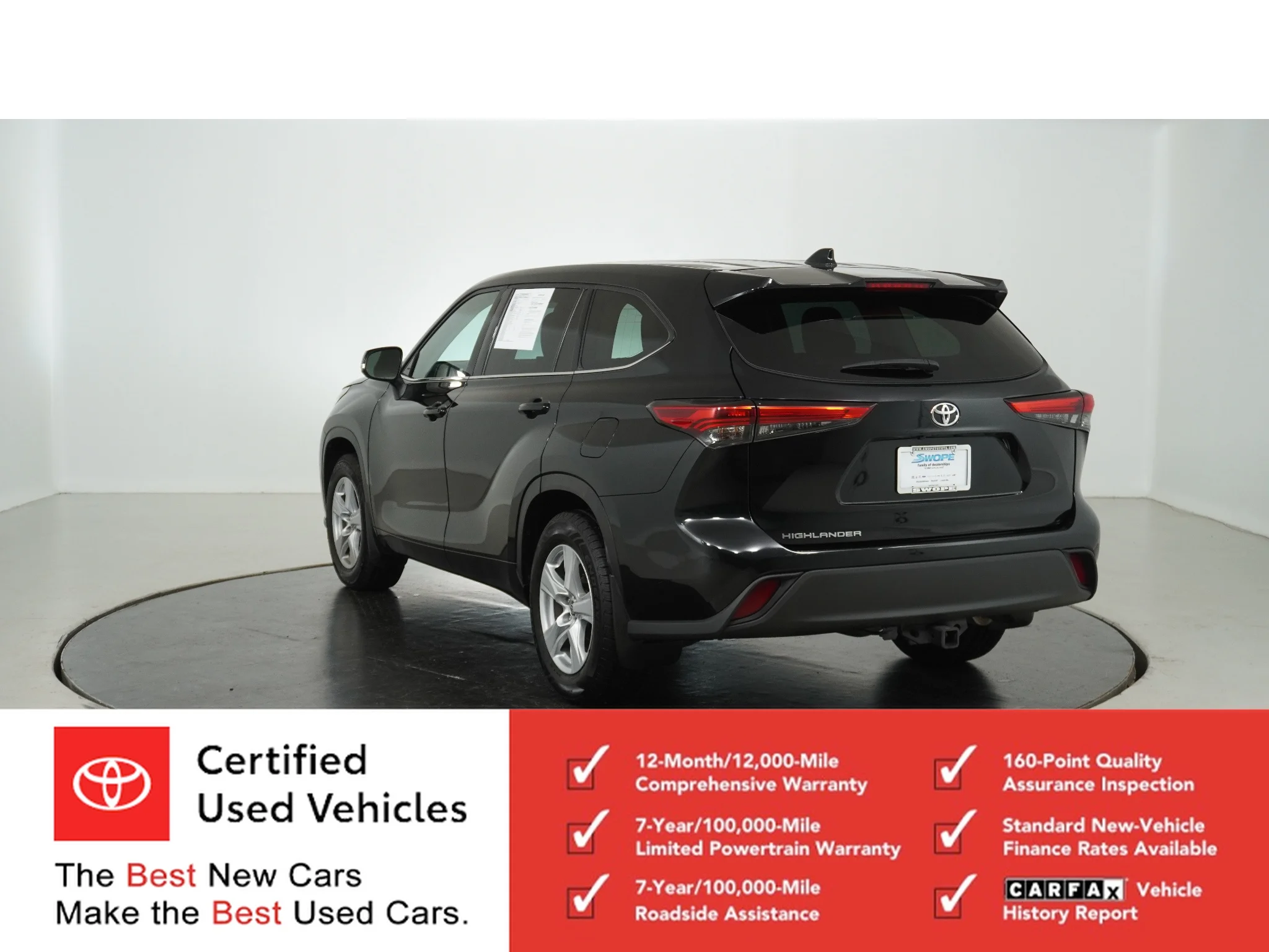 Certified Used 2021 Midnight Black Metallic Toyota L image 4