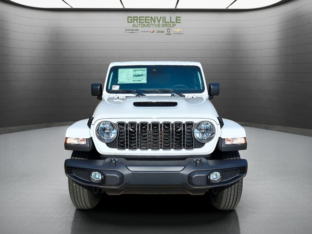 New 2025 Bright White Clear-Coat Exterior Paint Jeep Sport S Dark Sky Edition image 12