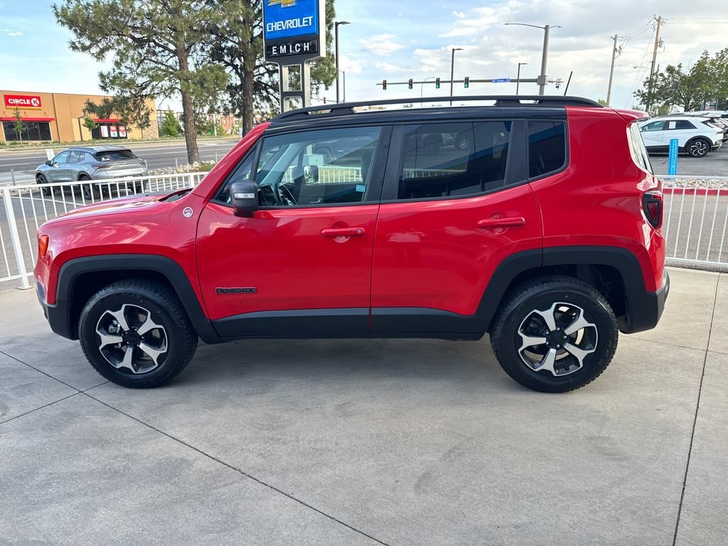 Used 2021 Colorado Red Clearcoat Jeep Trailhawk image 2