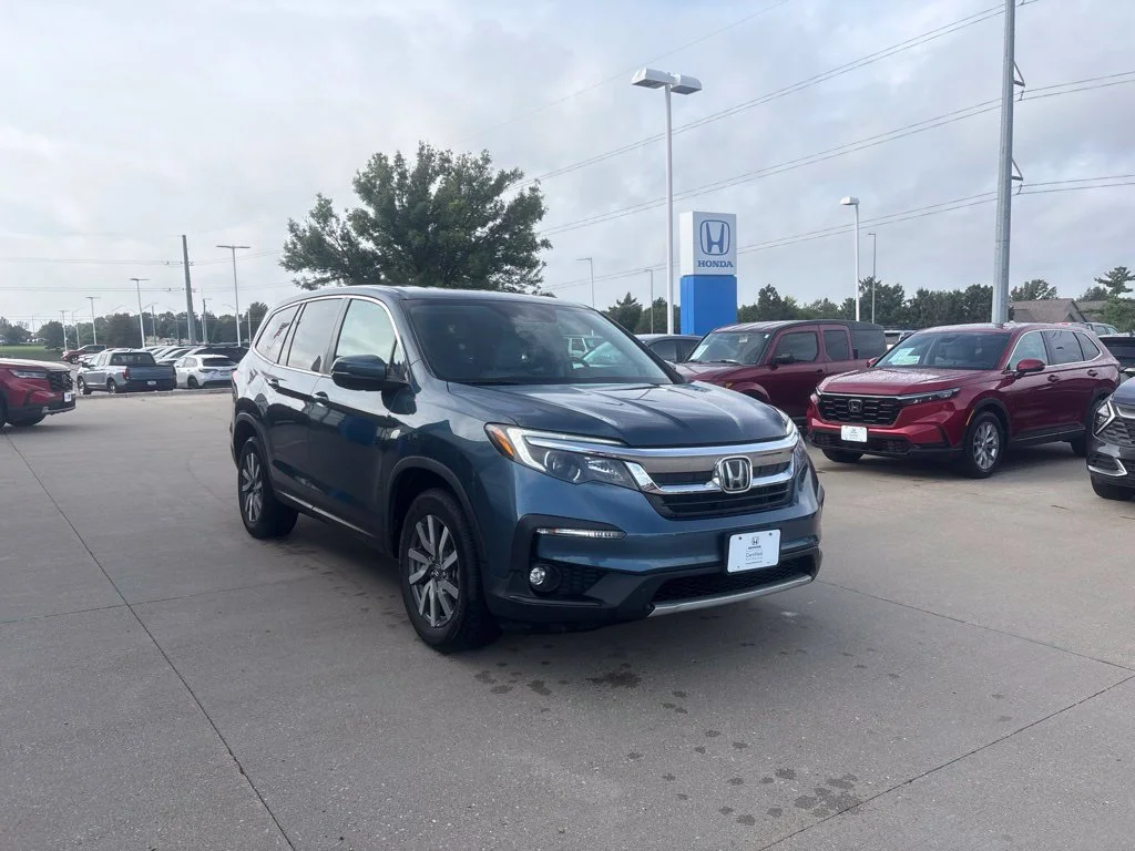 Used 2021 Blue Honda EX-L image 3