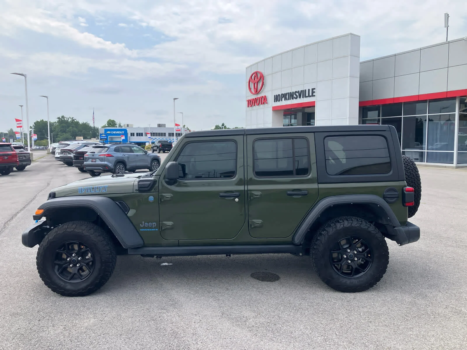 Used 2024 Sarge Green Clearcoat Jeep Willys image 4