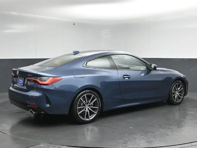 Certified Used 2021 Arctic Race Blue Metallic BMW 430i xDrive image 7