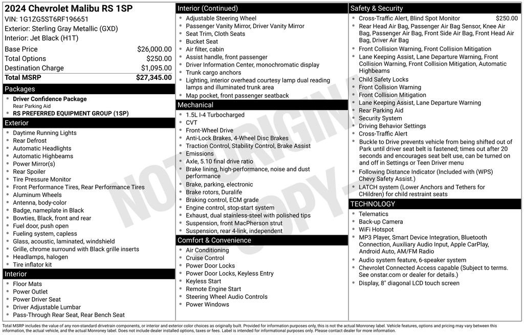 Used 2024 Gray Chevrolet RS image 27