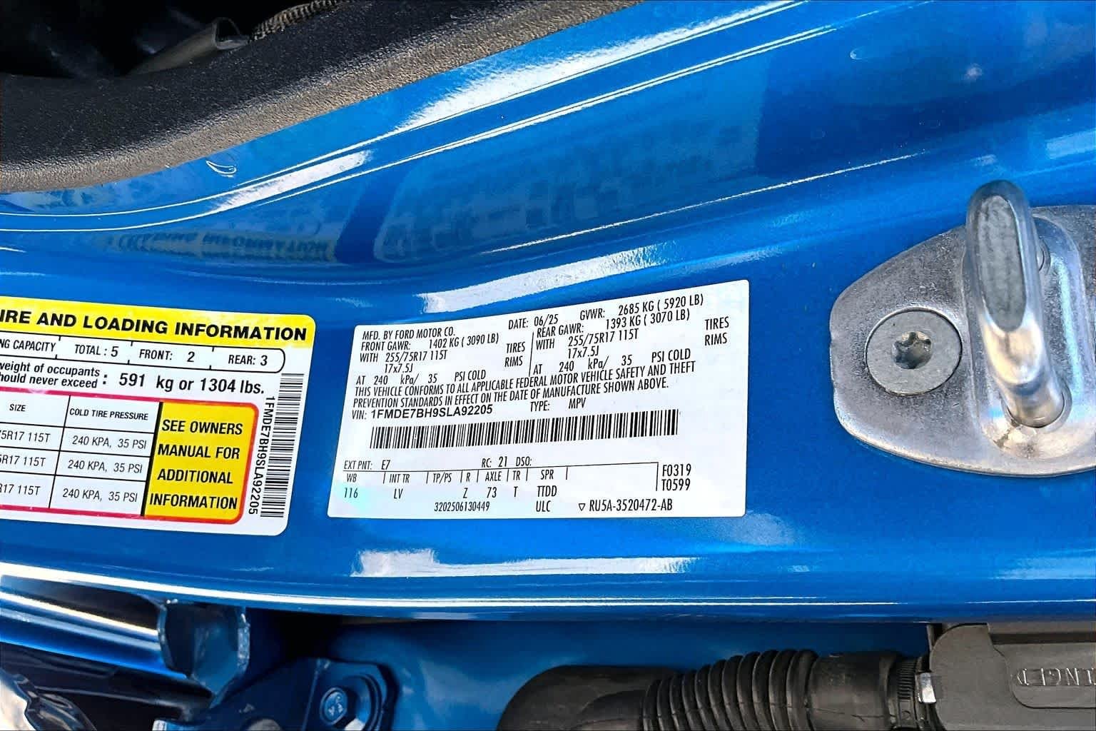 Certified Used 2025 Velocity Blue Metallic Ford Big Bend image 34