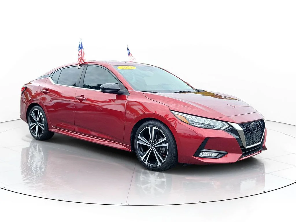 Certified 2021 Nissan Sentra SR with VIN 3N1AB8DV0MY239257 for sale in Royal Palm Beach, FL