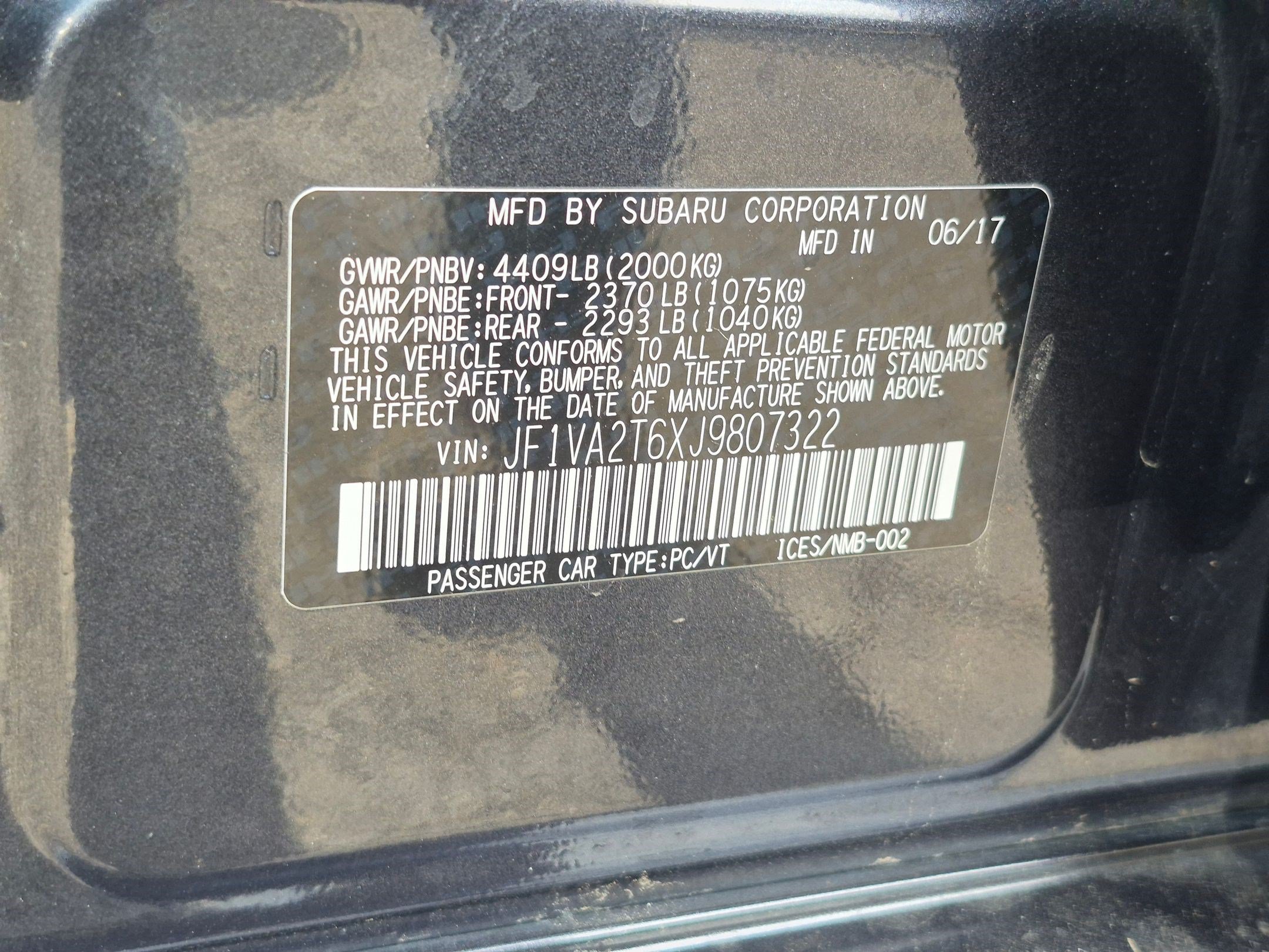 Used 2018 Dark Gray Metallic Subaru STI Limited image 32