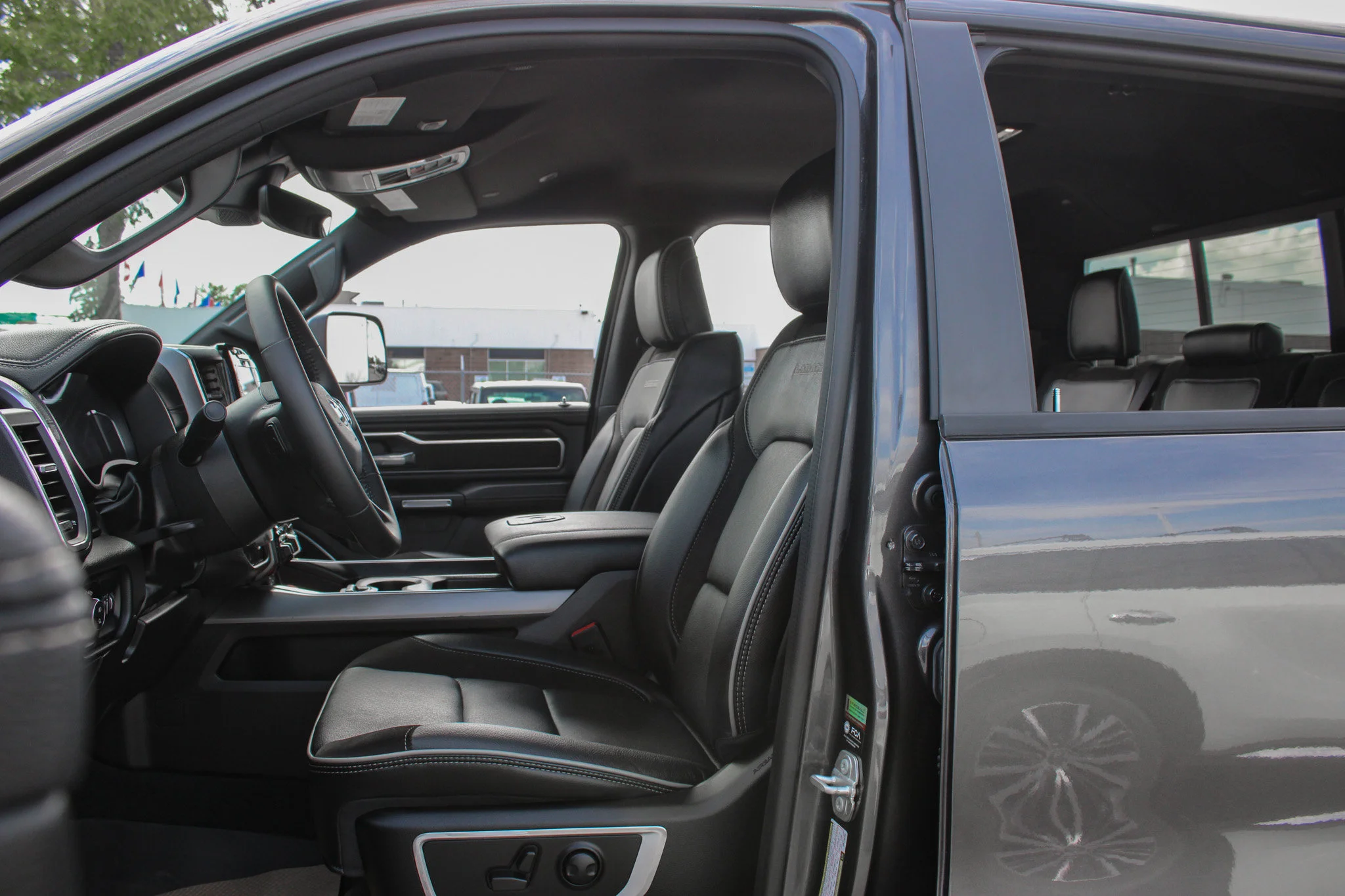 Used 2024 Grey RAM Laramie* Night Crew Cab 4x4 | Lifted | FOX Suspension | Fuel Rims|Heated & Ventilated Seats| image 3