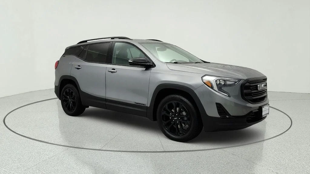 Used 2019 Satin Steel Metallic GMC AWD 4dr SLE Black Edition w/ Driver Convenience Package image 3