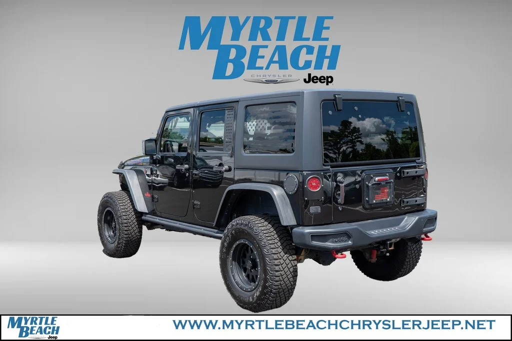 Used 2017 Black Clearcoat Jeep Unlimited Rubicon image 4