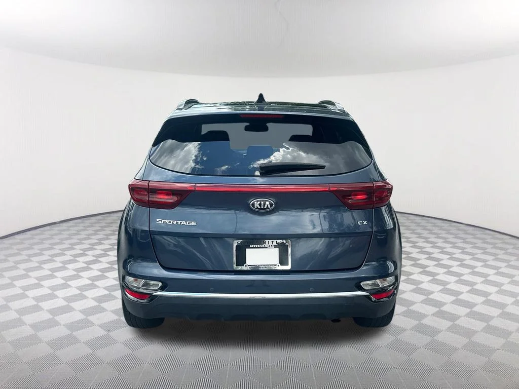 Used 2021 Blue Kia EX image 6