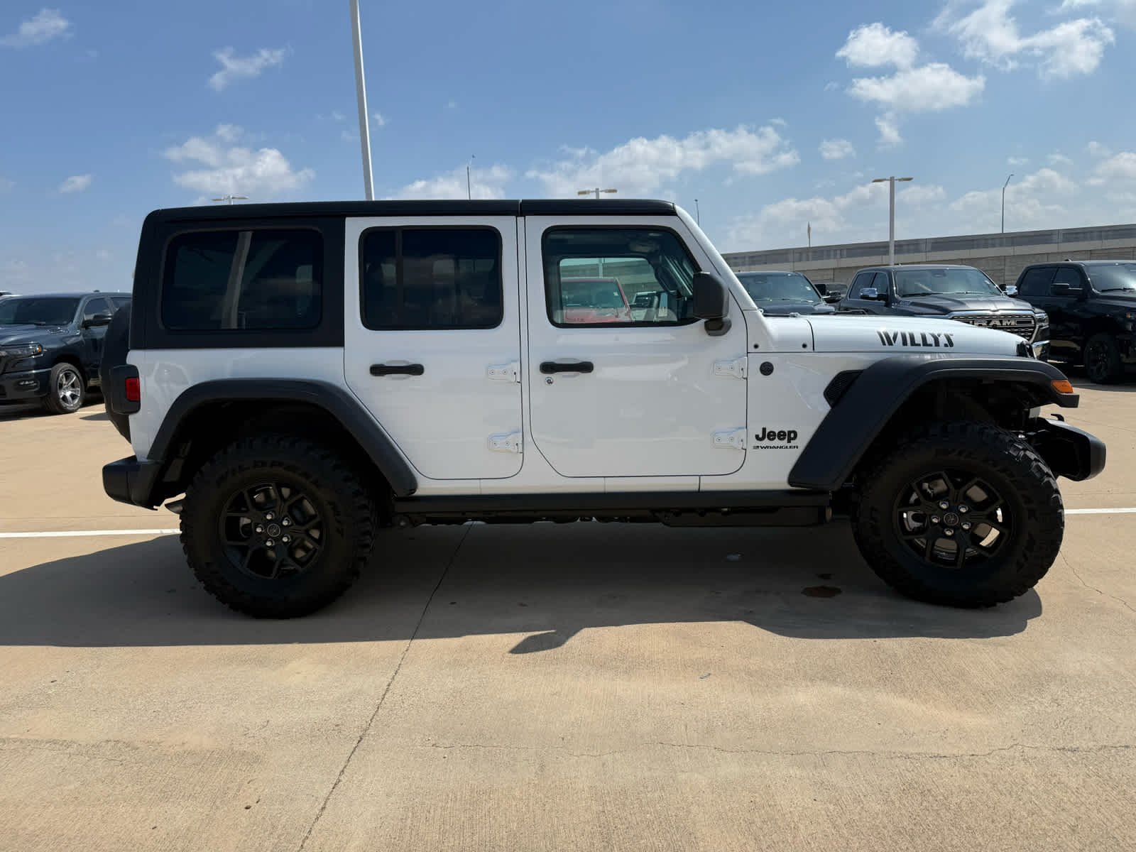 New 2026 Bright White Clear Coat Jeep Willys image 5