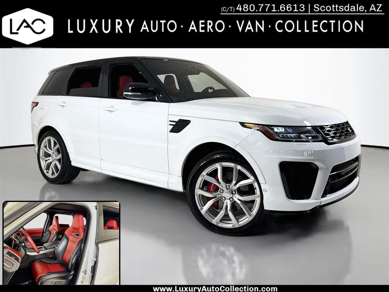 Used 2022 Fuji White Land Rover SVR image 1