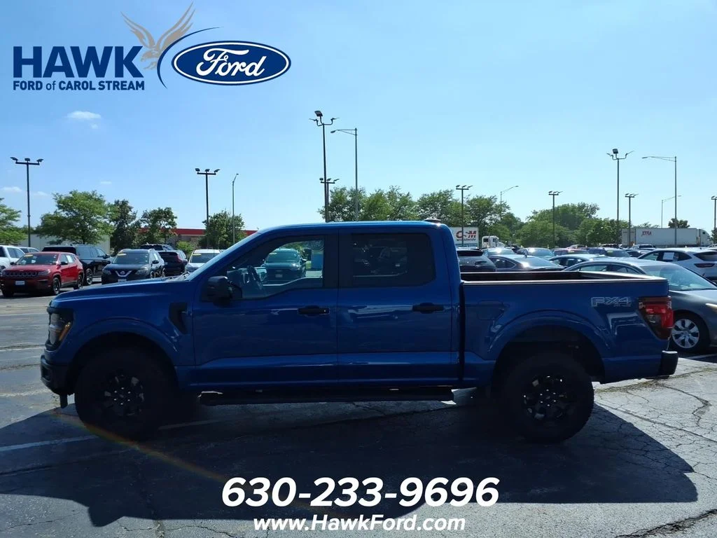 Certified Used 2024 Blue Metallic Ford STX image 4