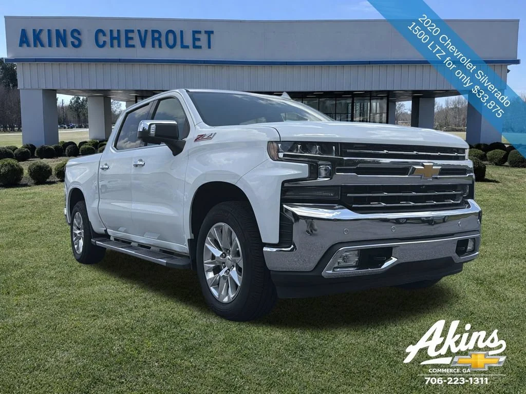Certified Used 2020 SUMMIT WHITE Chevrolet LTZ image 8