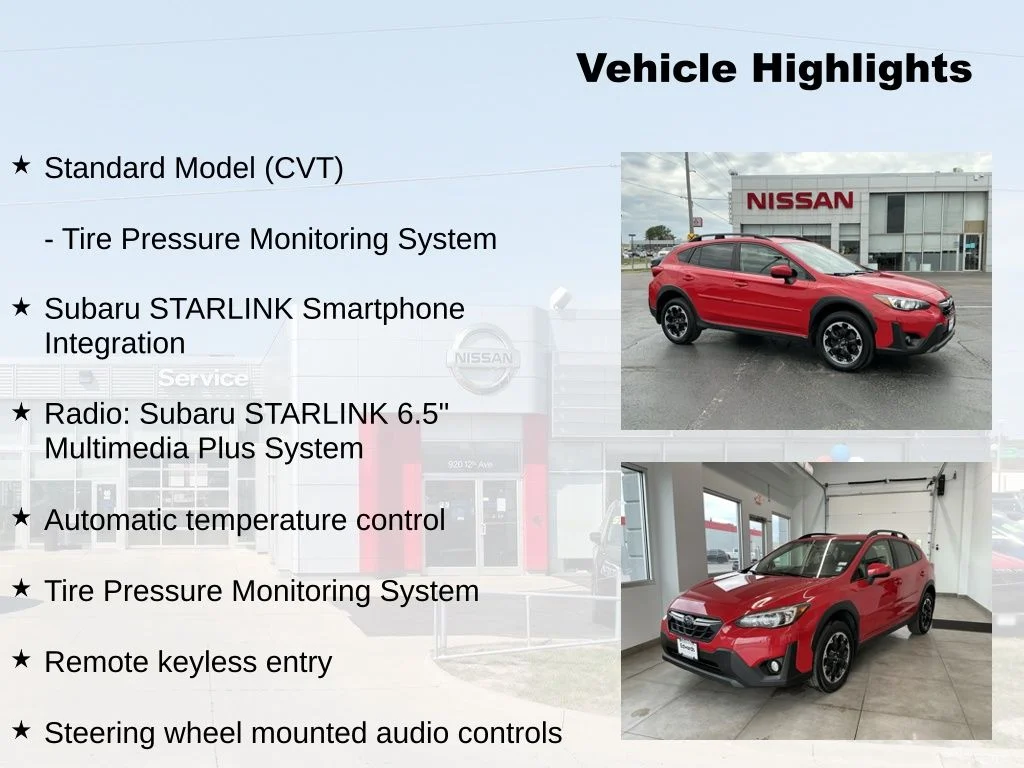 Used 2021 Red Subaru Premium image 8