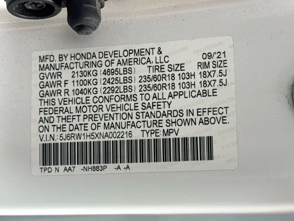 Used 2022 White Honda EX image 41