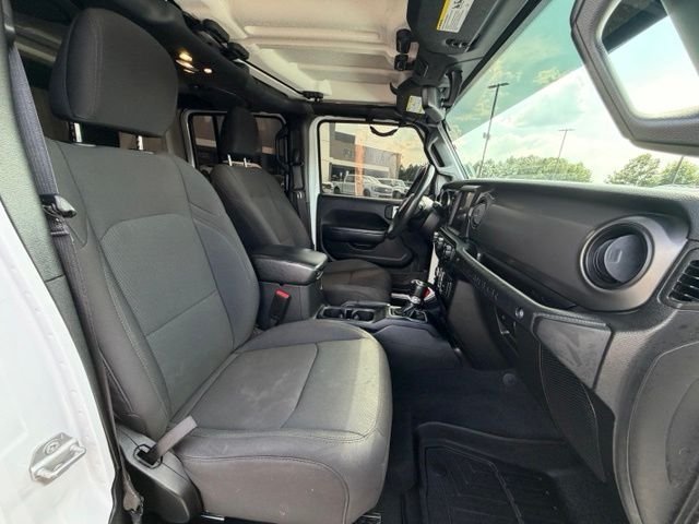 Certified Used 2022 Bright White Clearcoat Jeep Unlimited Sport S image 20