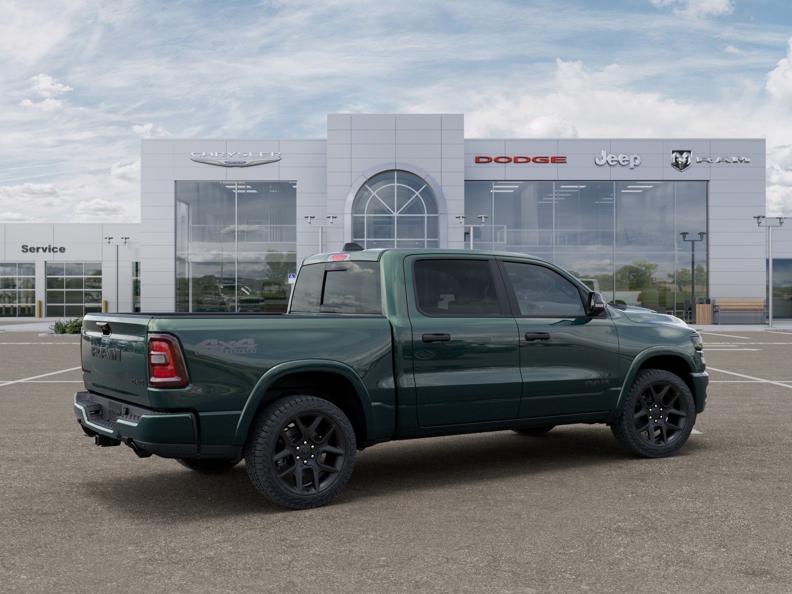 New 2026 Serrano-Green Metallic Exterior Paint RAM Laramie image 31