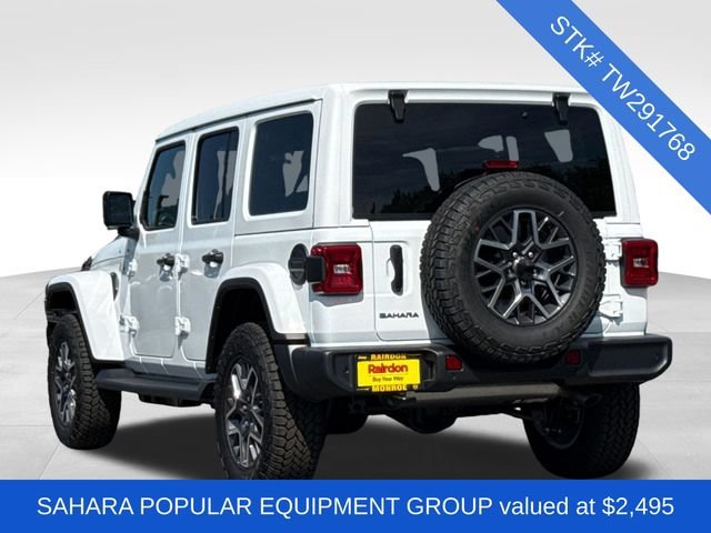 New 2026 Bright White Clear-Coat Exterior Paint Jeep Sahara image 4