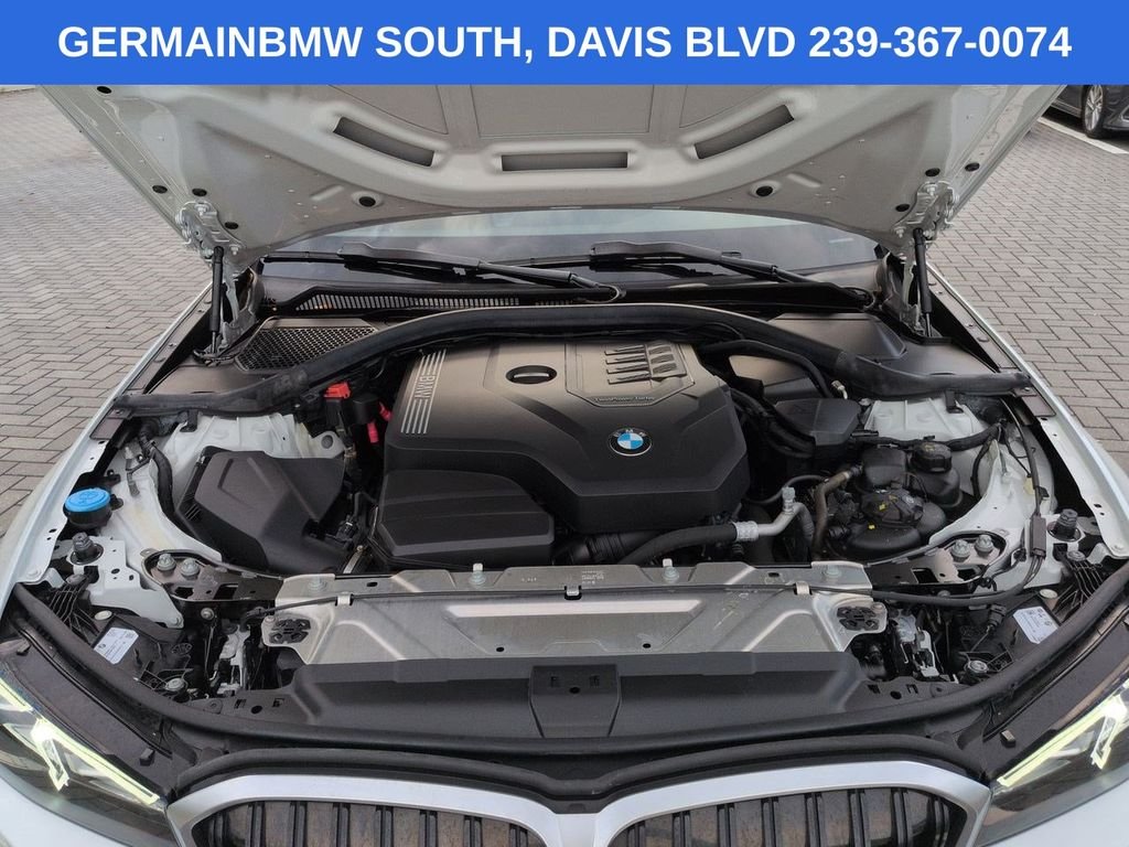 Certified Used 2024 White Metallic BMW 330i image 14