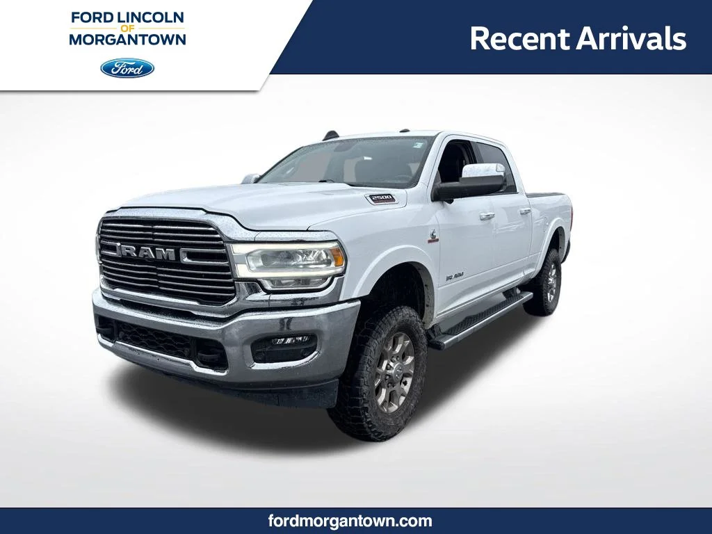 Used 2020 Bright White Clearcoat Ram Laramie image 1