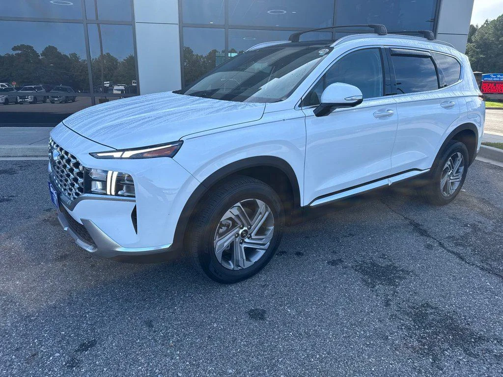 Used 2023 Serenity White Pearl Hyundai SEL AWD image 1