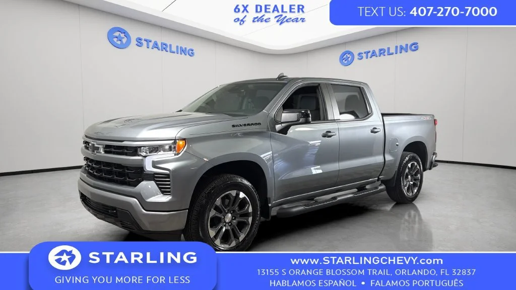 Used 2025 Sterling Gray Metallic Chevrolet RST image 1