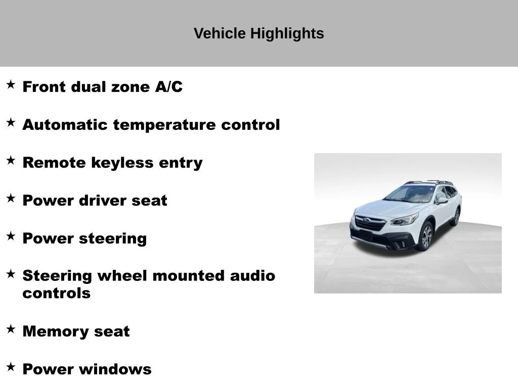Used 2021 White Subaru Limited image 14