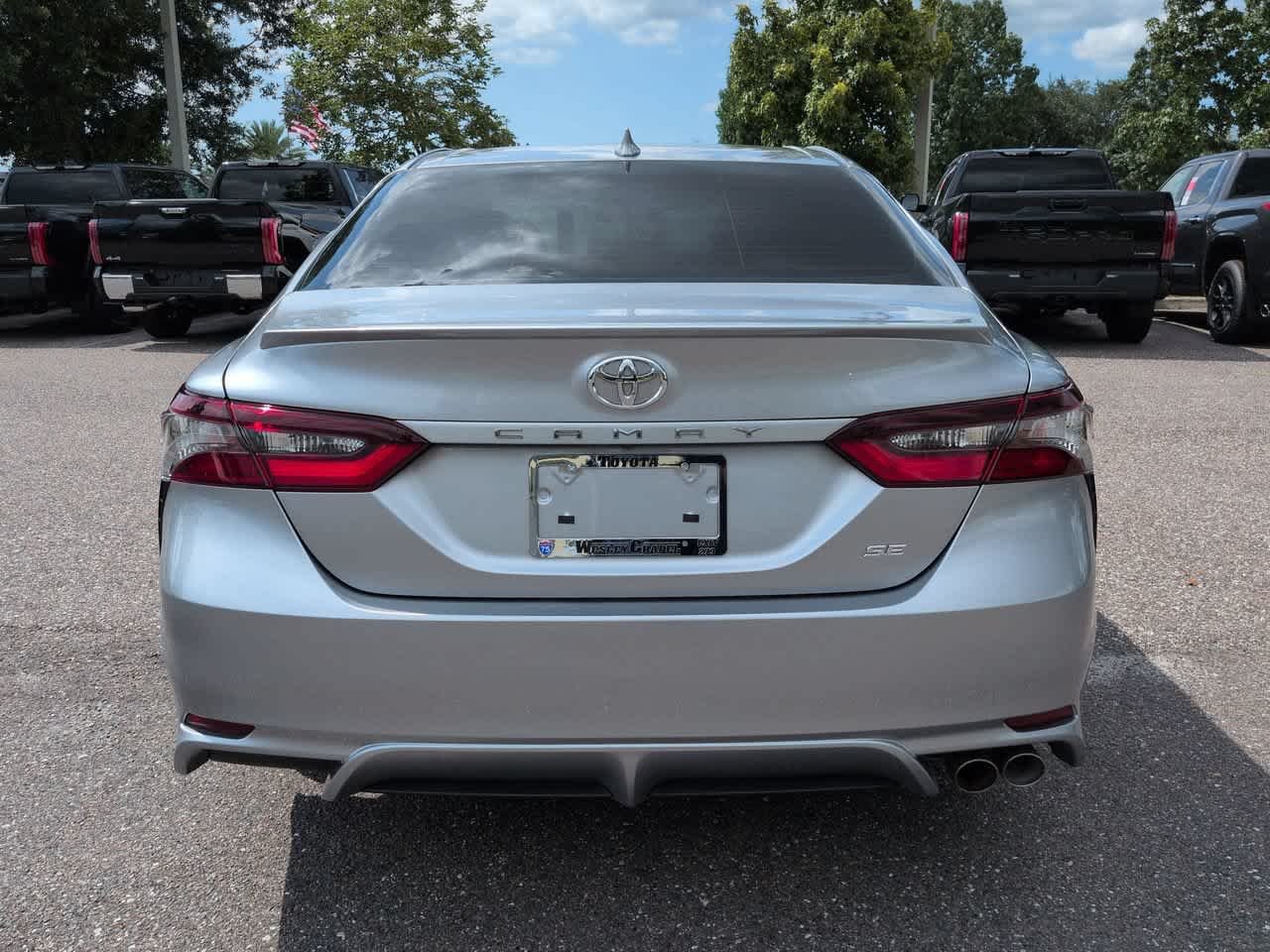 Used 2024 Celestial Silver Metallic Toyota SE image 5