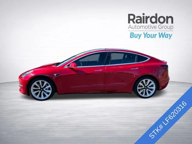 Used 2020 Red Multi-Coat Tesla Long Range image 4