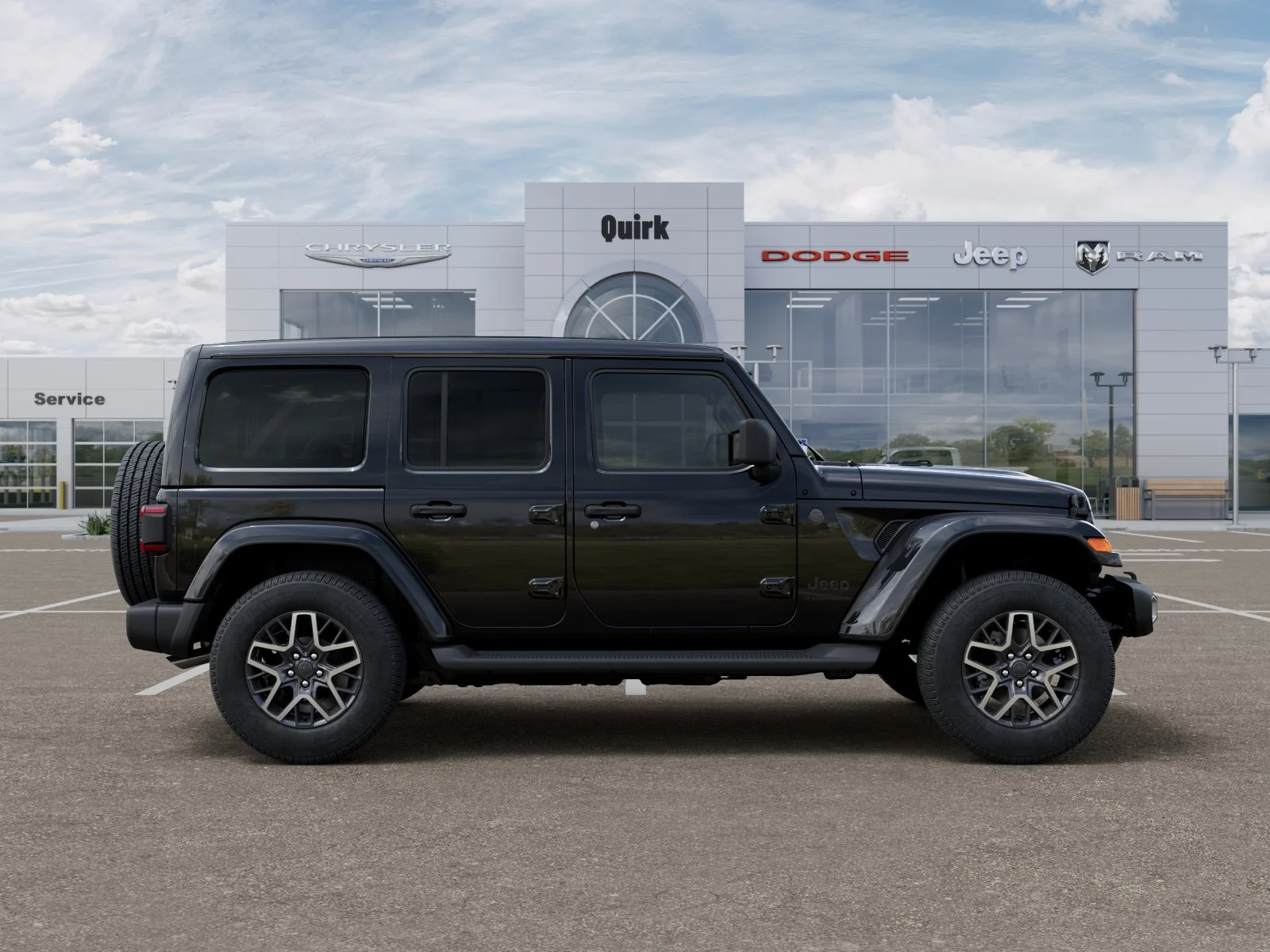 New 2026 Black Clear-Coat Exterior Paint Jeep Sahara image 47