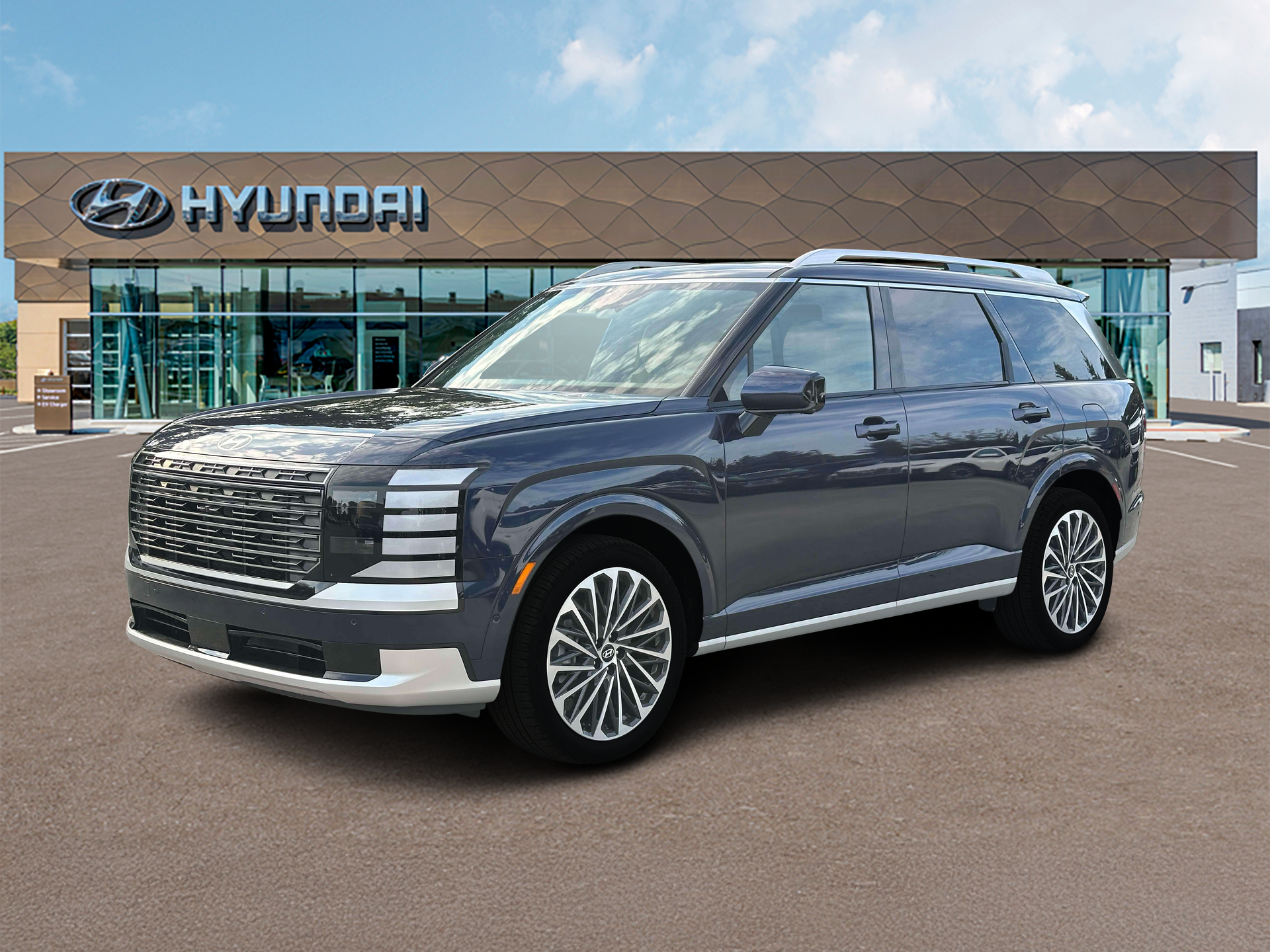 New 2027 Blue Hyundai Calligraphy AWD image 4