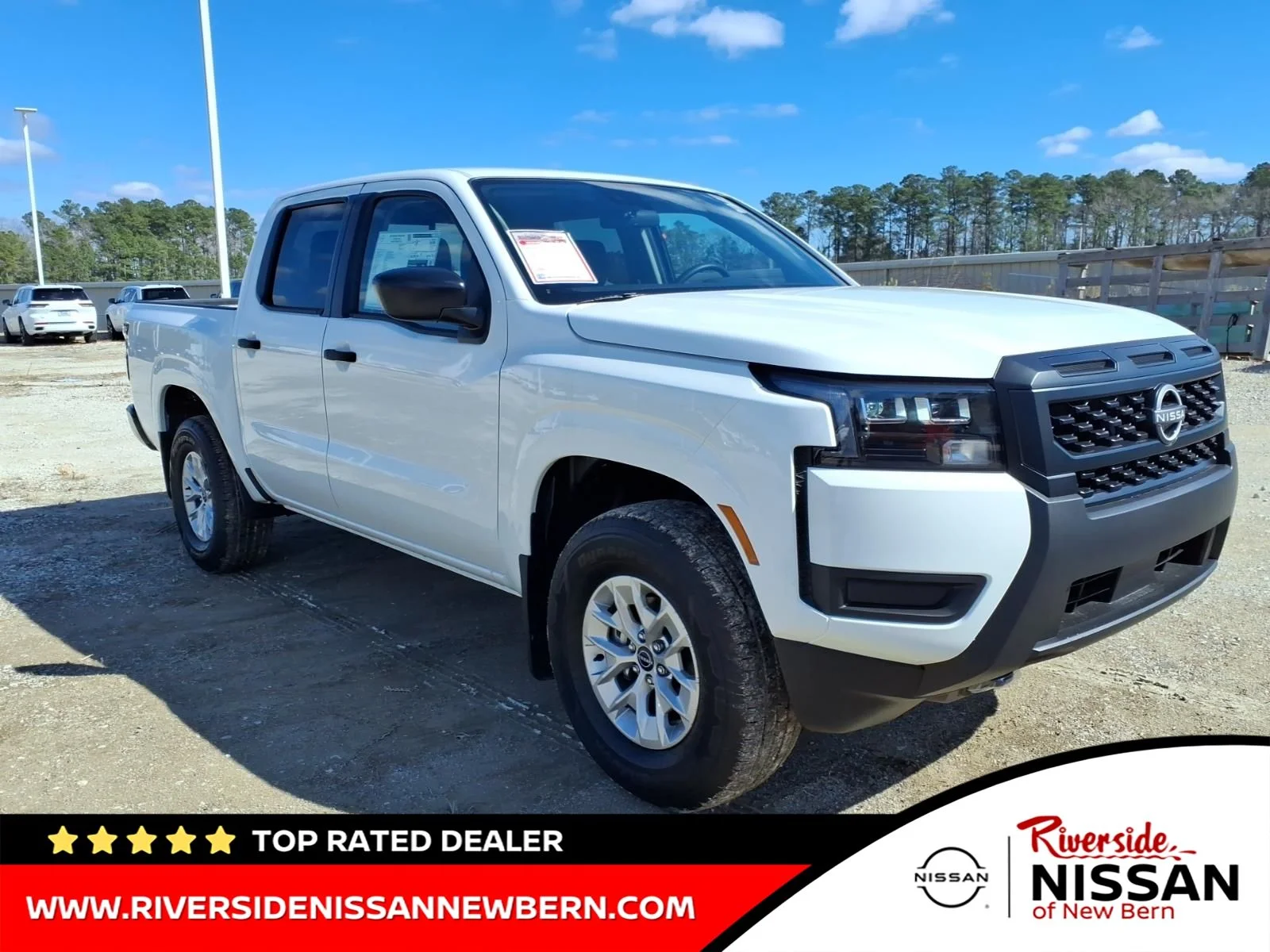 New 2026 Glacier White Nissan Crew Cab S image 1