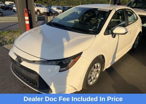 Used 2022 White Toyota LE image 1