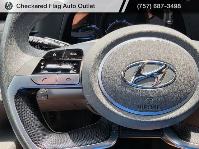Used 2023 Lunar White Hyundai Blue image 13