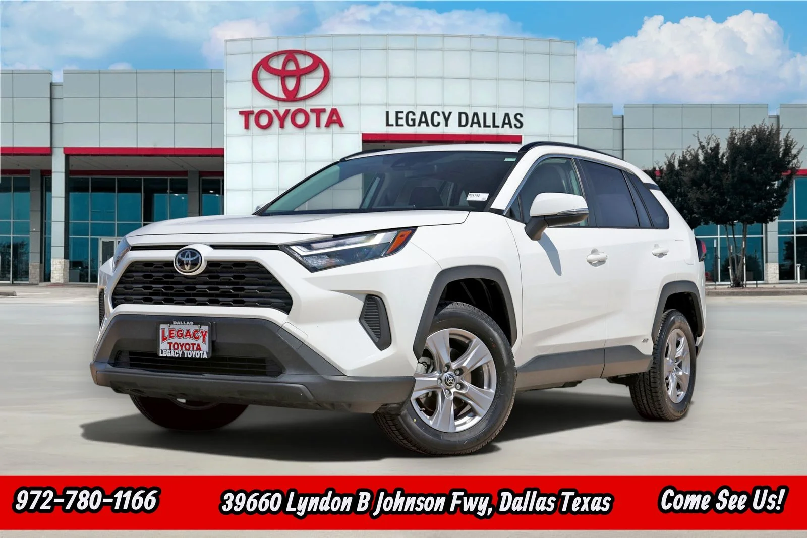 Used 2025 White Toyota LE image 1