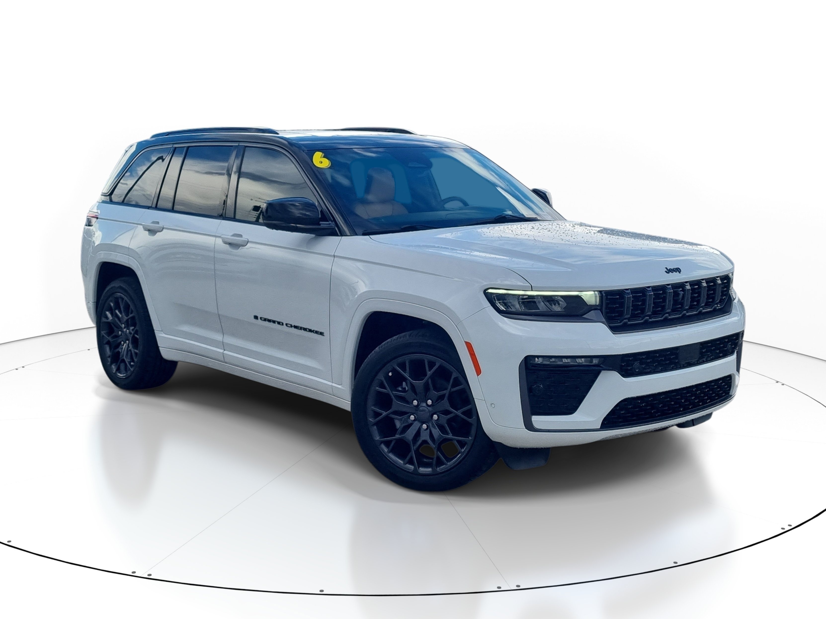 Used 2026 Bright White Clearcoat Jeep Summit image 1